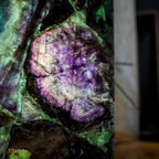 Crystal Lamp (Fluorite Table Lamp #3)
