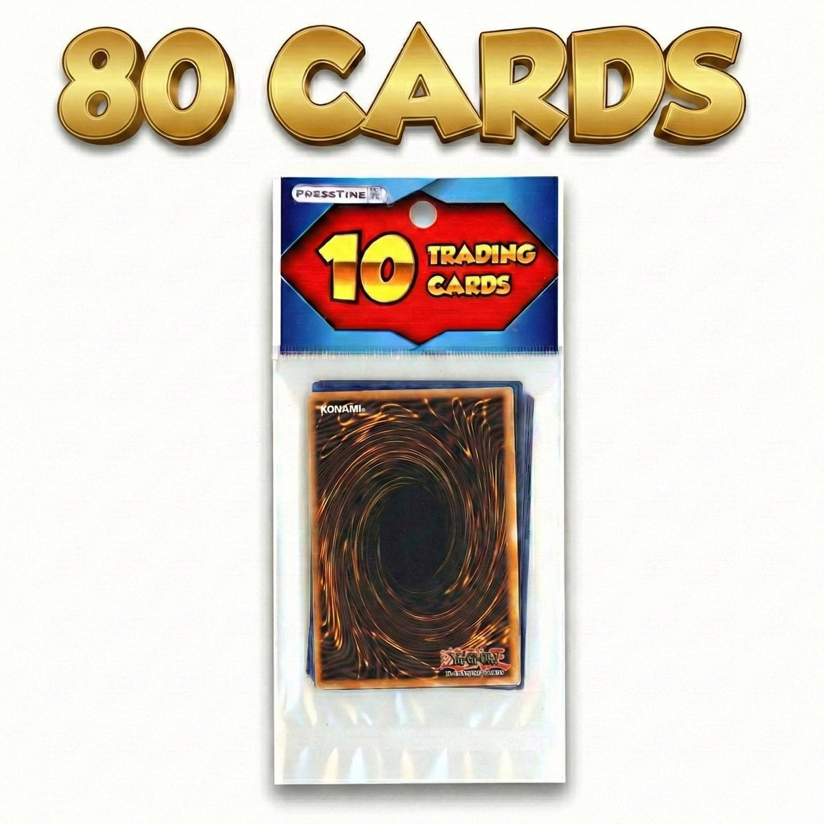 Pack of 8 Presstine Yu-Gi-Oh! 10-Card Packs - 80 Cards Total
