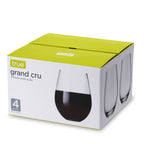 Vino Stemless Red Wine Glasses Set of 4
