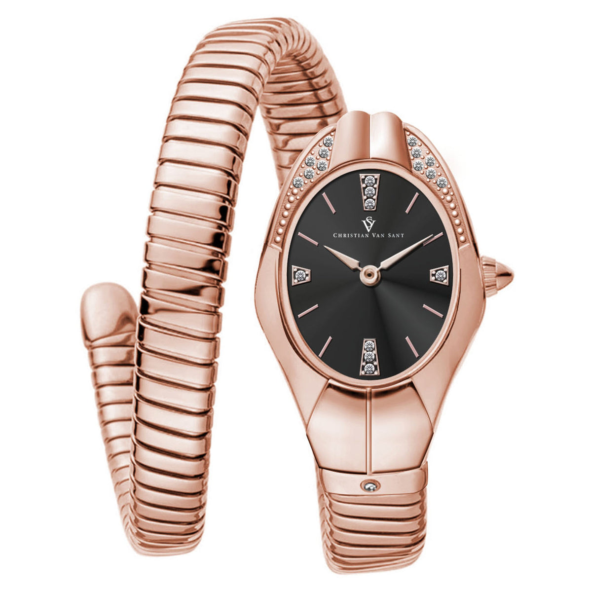 Christian Van Sant Women's Naga Green Dial Watch - CV0886
