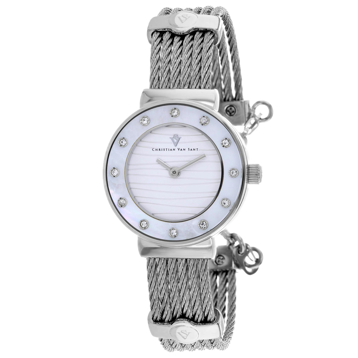 Christian Van Sant Women's Cavo Silver Dial Watch - CV1290