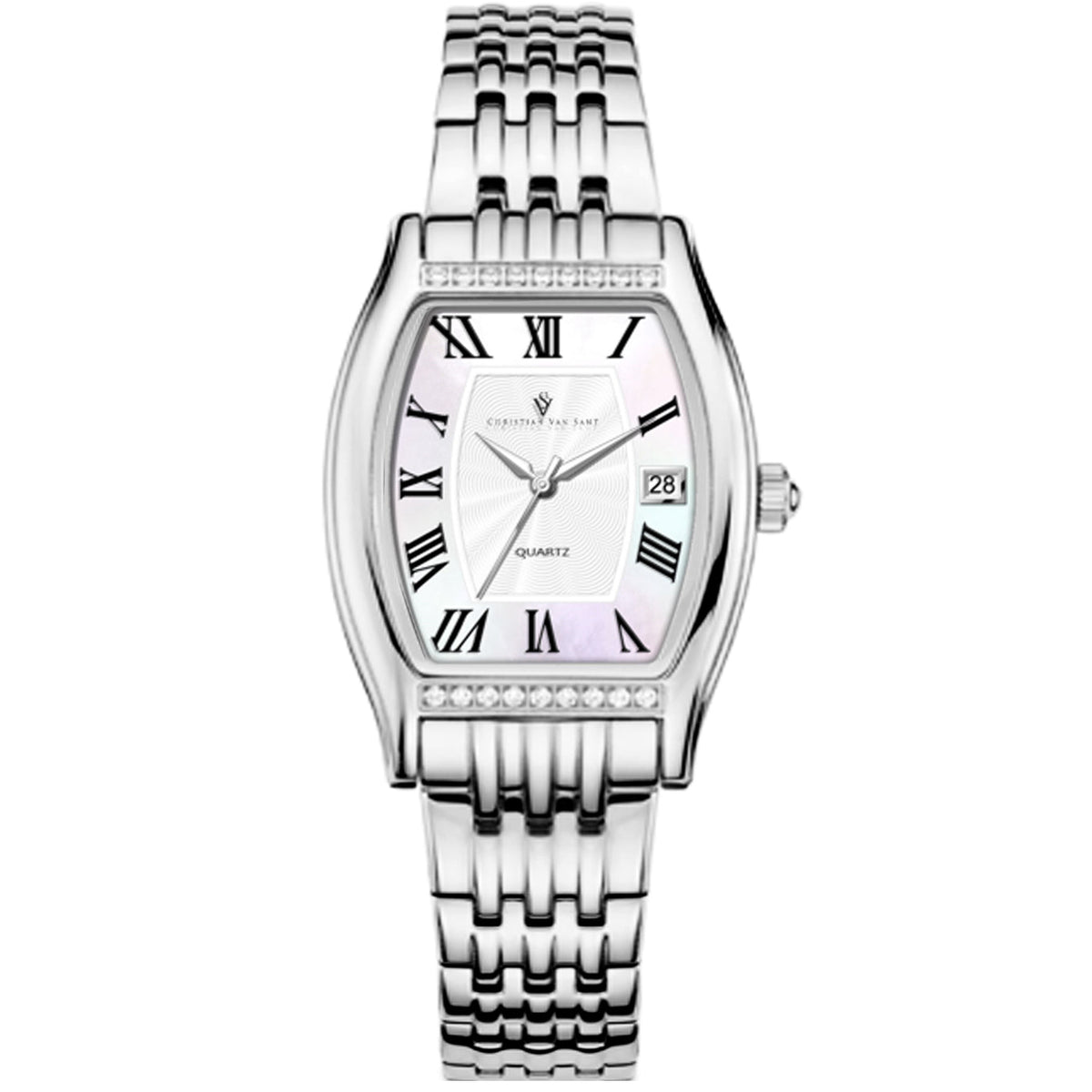 Christian Van Sant Women's Gemma White Dial Watch - CV2450