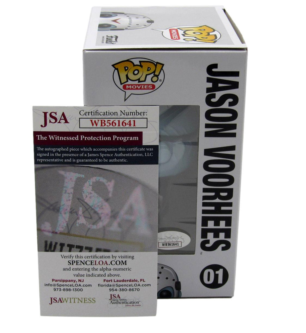 Ari Lehman Signed/Insc Funko Pop! #01 "Friday the 13th" Signed Blue JSA 190722