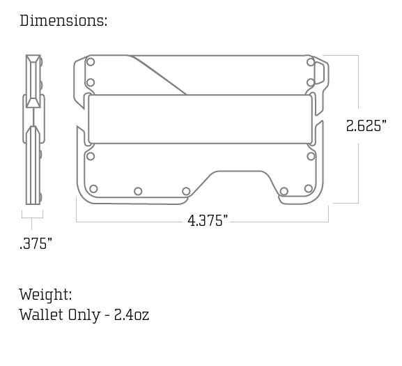 D01 Dapper™ Wallet - Special Edition - Batwing Grey