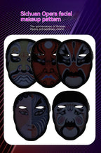 LED Halloween Face Changing Mask