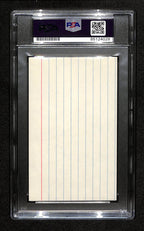 Denny Crum Signed 3x5 Index Card Louisville Basketball Coach PSA/DNA 185472
