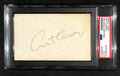 Art Carney Signed 3x5 Index Card "Honeymooners - Norton" PSA/DNA 184303