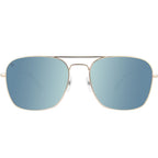 Mount Evans Polarized Sunglasses // Gold + Sky Blue