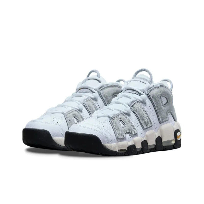 Nike Air More Uptempo Air 'Wolf Grey Solar Flare'