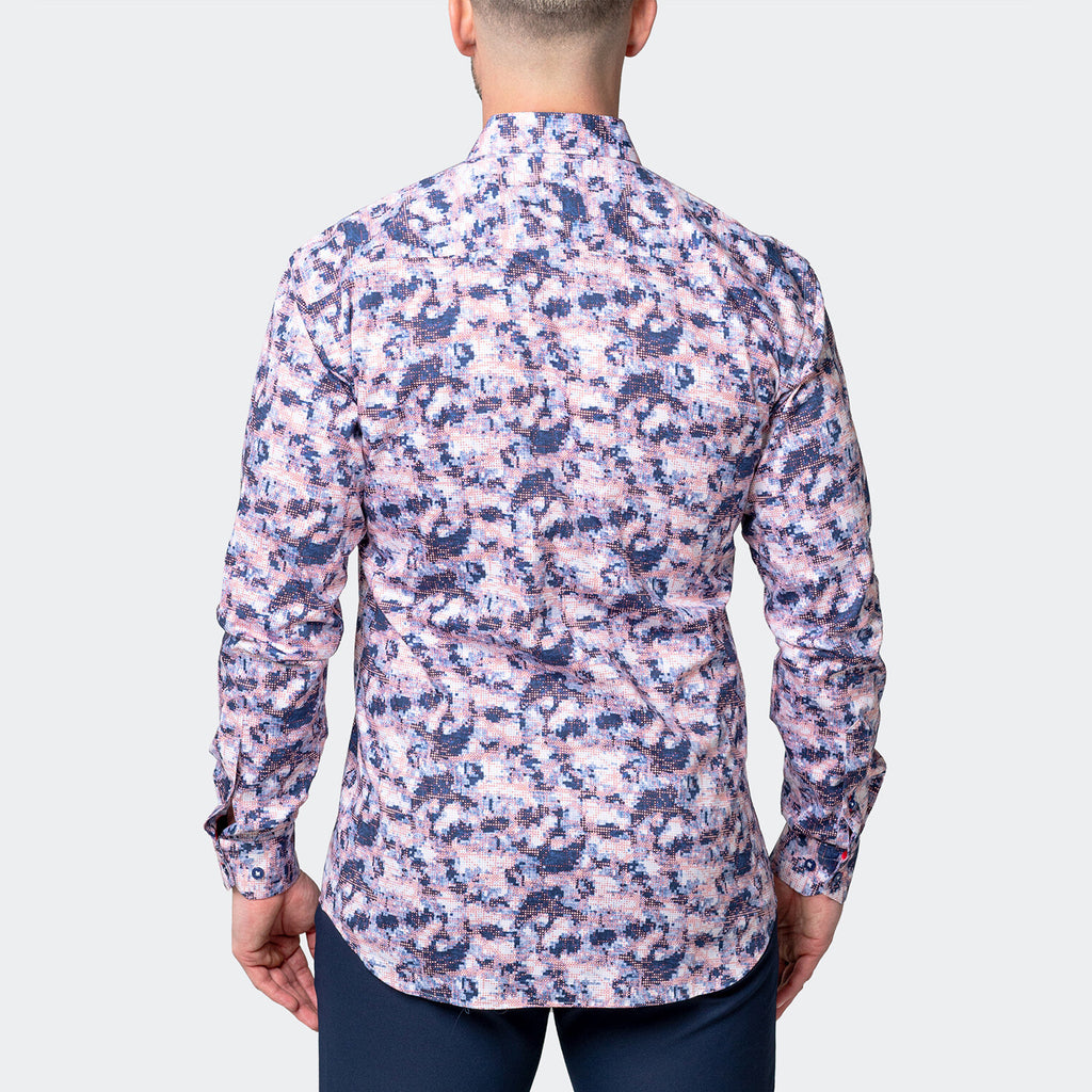 Fibonacci Rad Button-Up // Blue