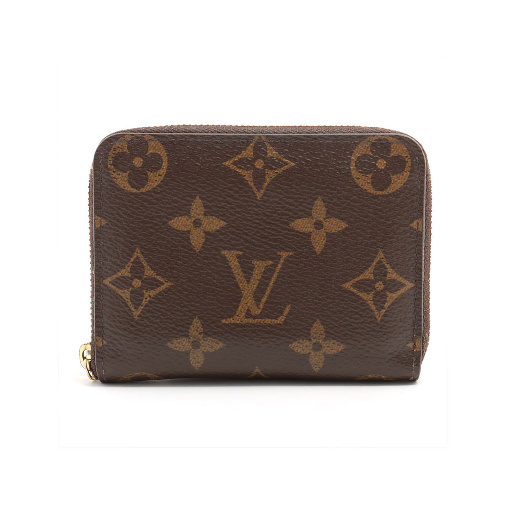 Louis Vuitton Monogram Zippy Coin Case // Brown