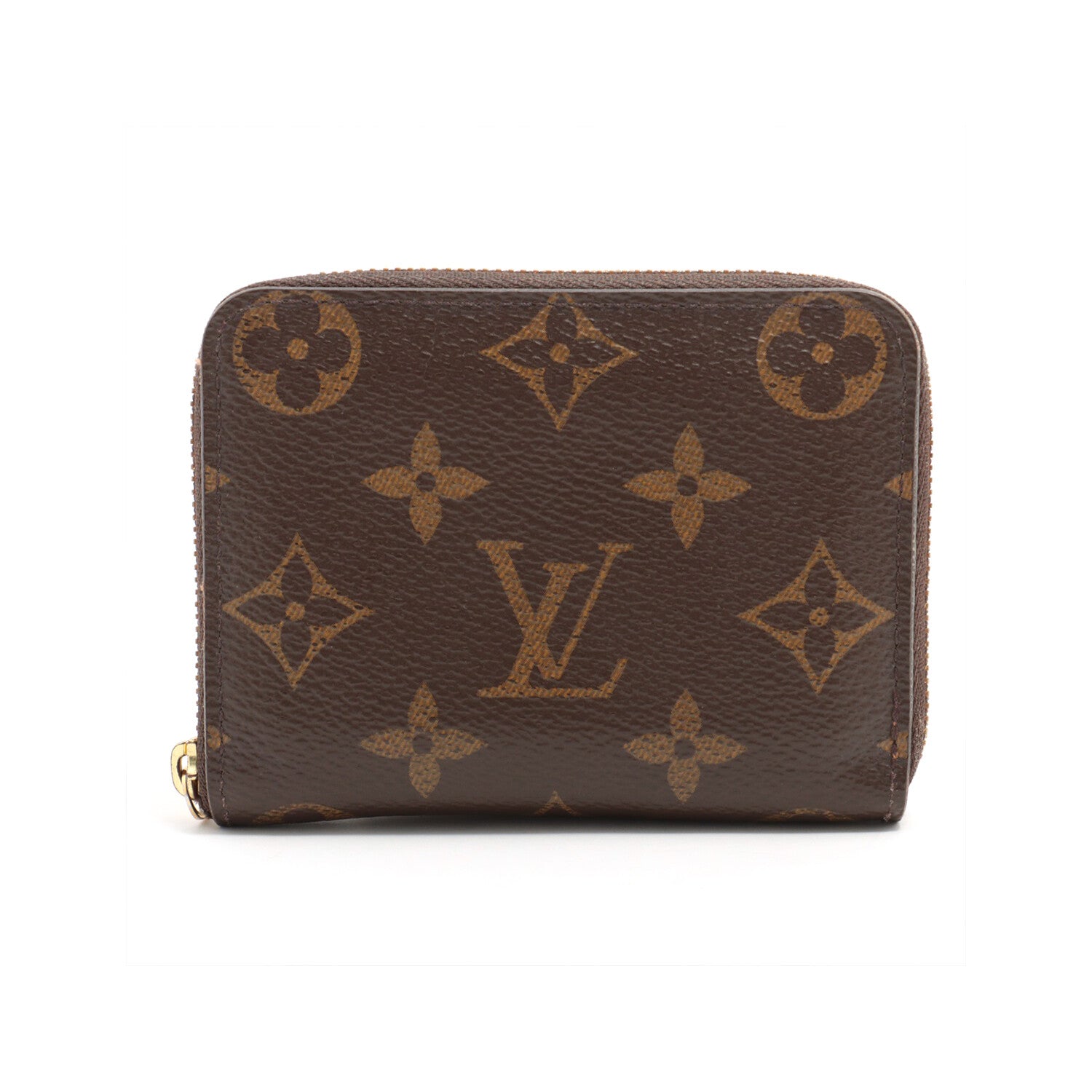 Louis Vuitton Monogram Zippy Coin Case // Brown