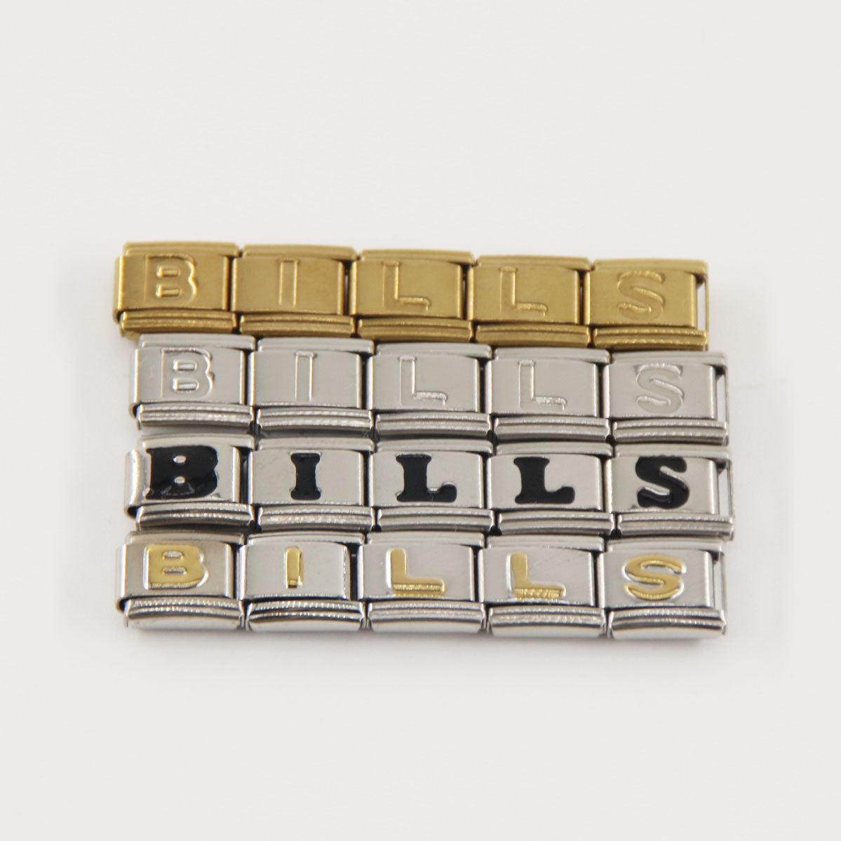 Buffalo Bills Italian Charm Bracelet – Perfect Fan Gift for Birthday, Christmas, Valentine’s Day & Game Day