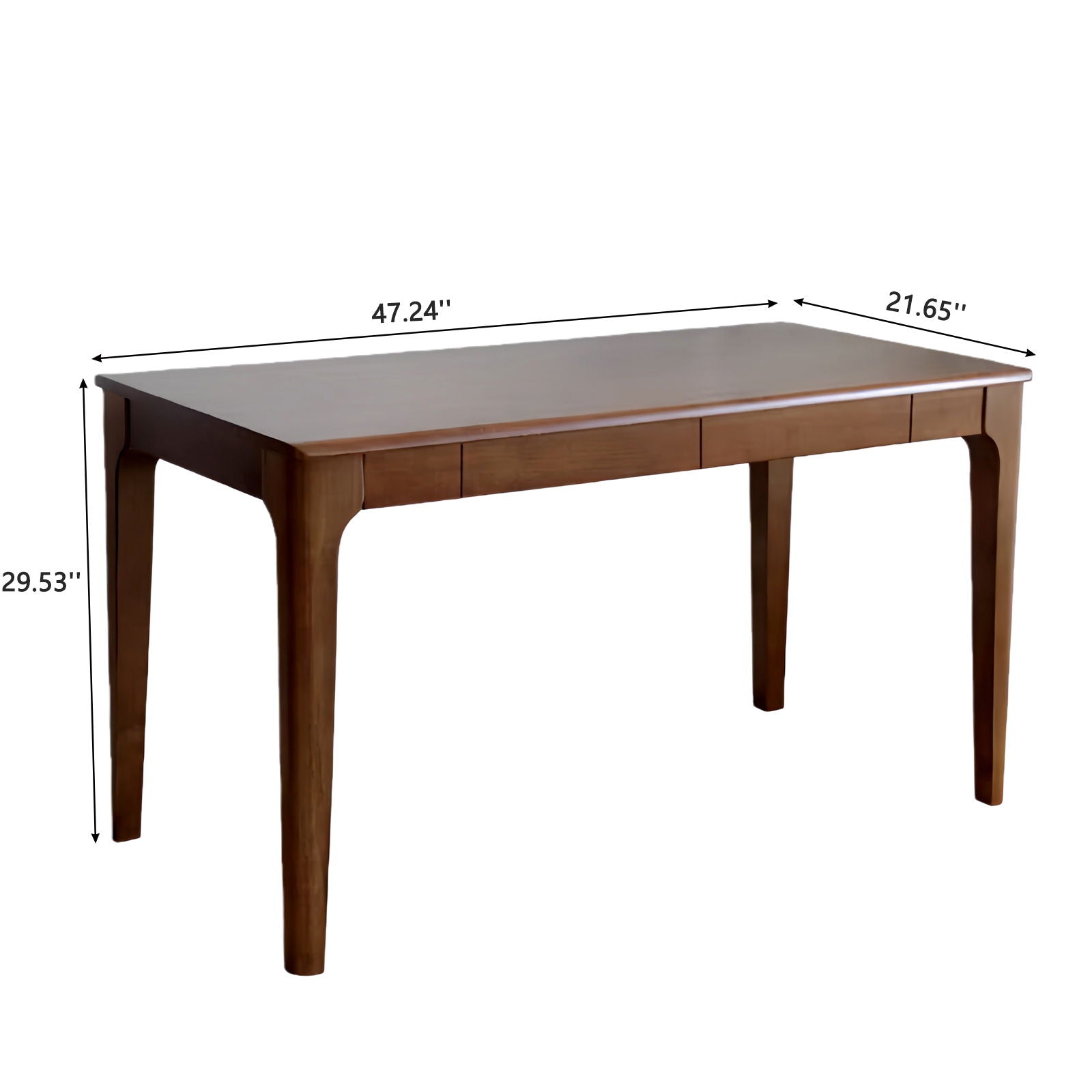 Desk With Drawers - Walnut