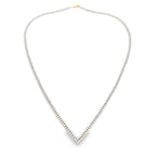 7.00ct Diamond Tennis Necklace 14KT Yellow Gold