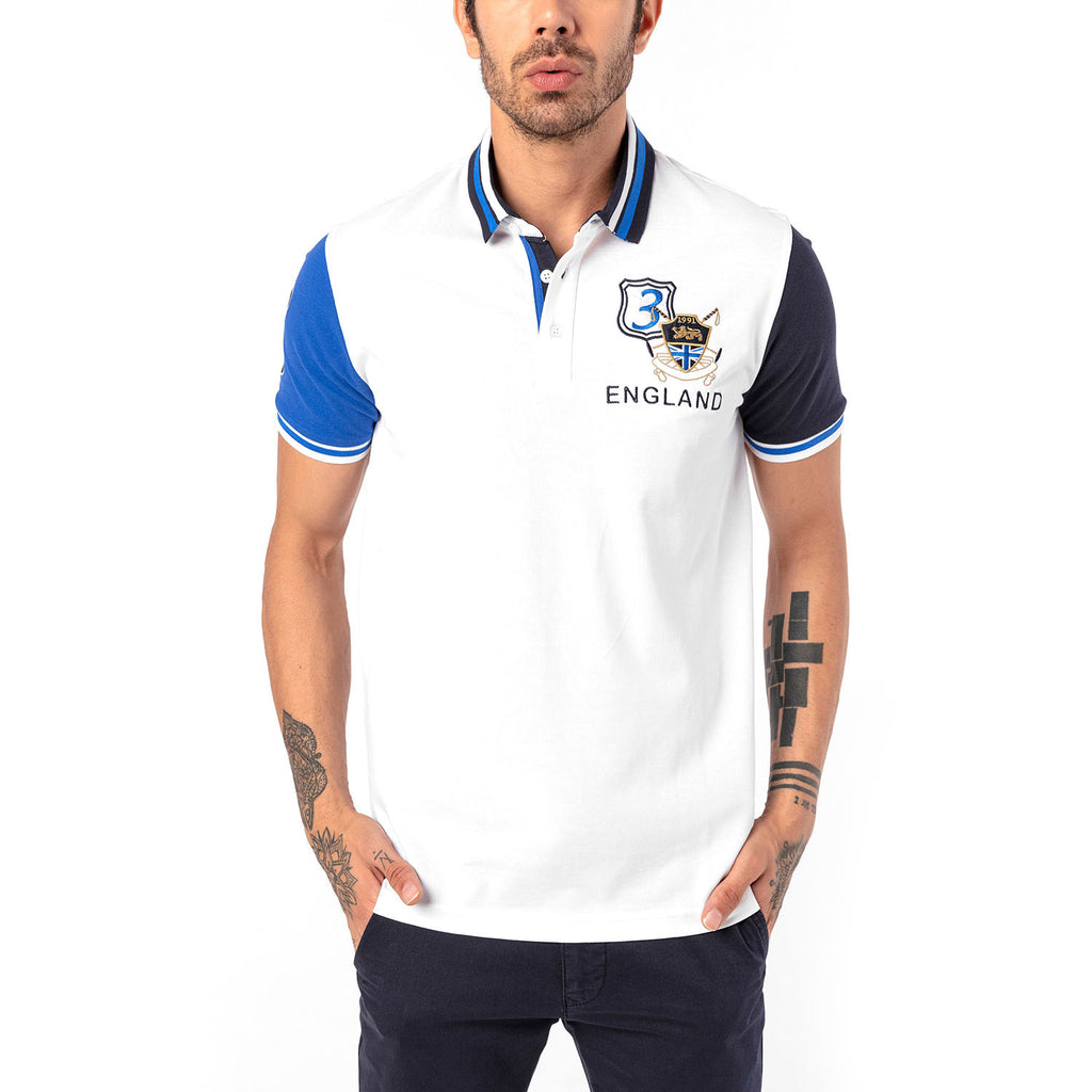 Caio Short Sleeve Polo // White