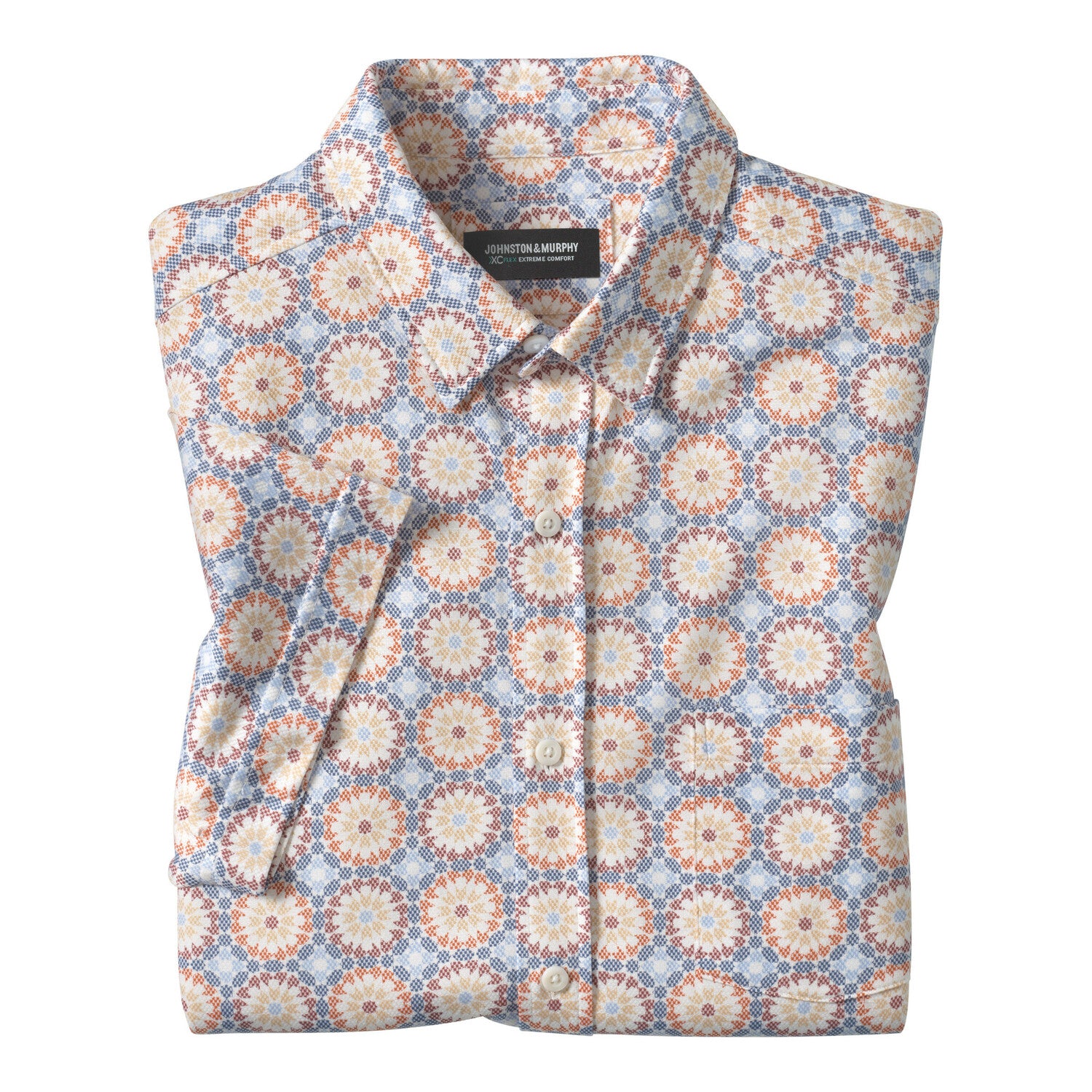 XC Flex Ascend Short-Sleeve Shirt // Multi Mosaic