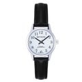 Miykon Women's Seiko Quartz Analog Watch with Genuine Leather Strap Water Resistant