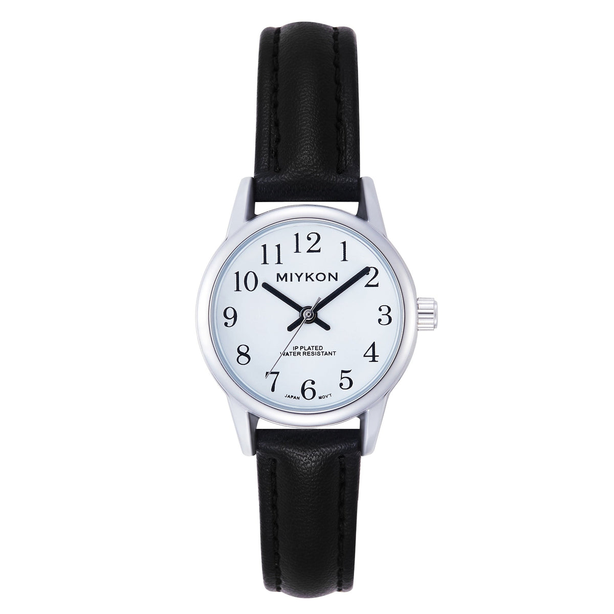 Miykon Women's Seiko Quartz Analog Watch with Genuine Leather Strap Water Resistant