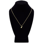 Cubic Zirconia 14K Gold Filled Rock Guitar Pendant Necklace Set