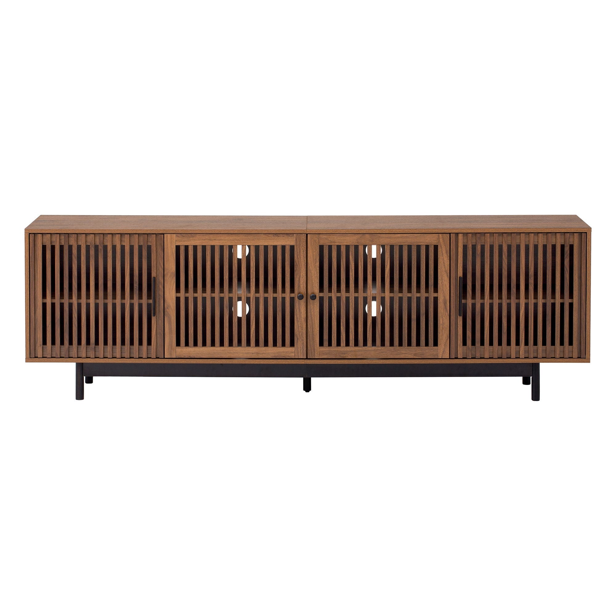 TV Stand For TVs, With Closed Storage - Walnut