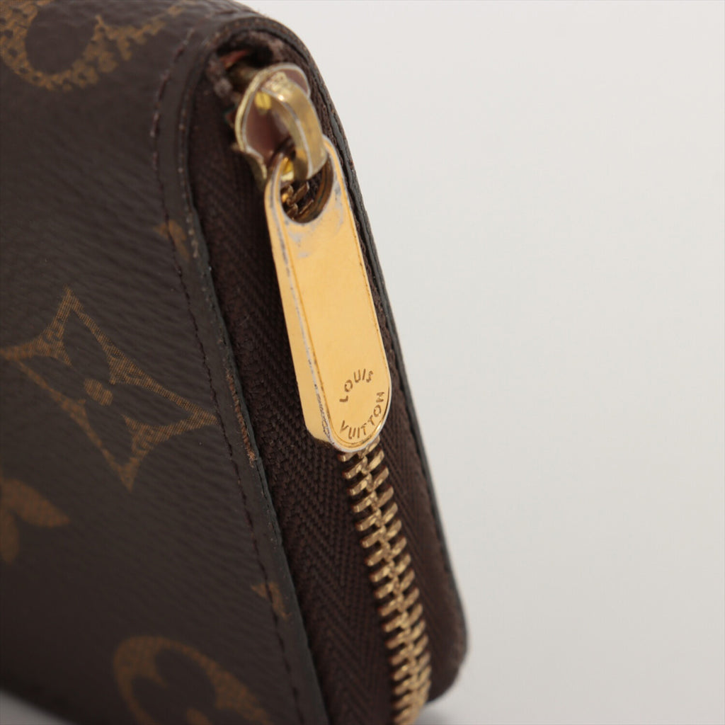 Louis Vuitton Monogram Zippy Coin Case // Brown