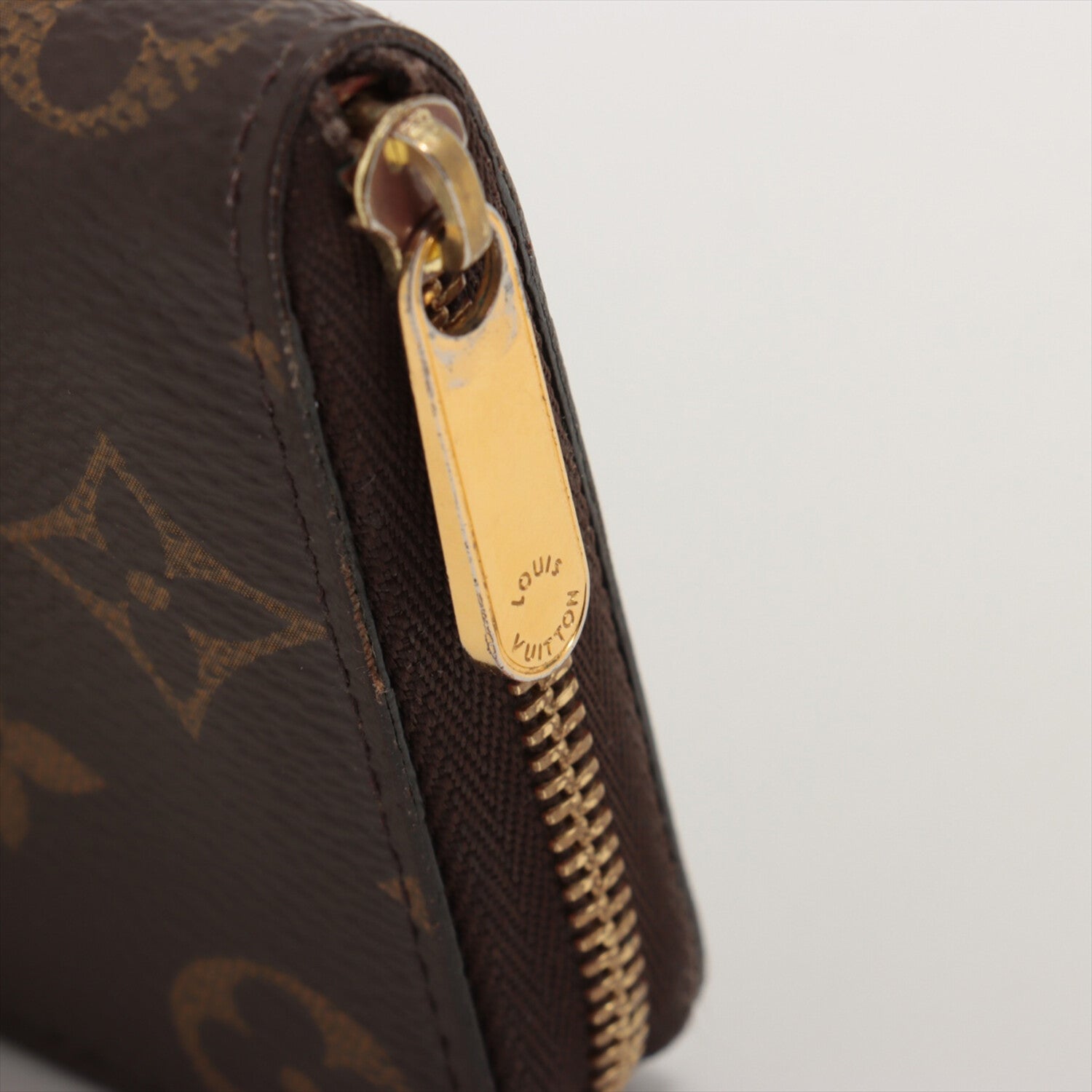 Louis Vuitton Monogram Zippy Coin Case // Brown