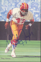 Charley Taylor HOF Autographed Goal Line Art GLAC Postcard Redskins JSA 177815