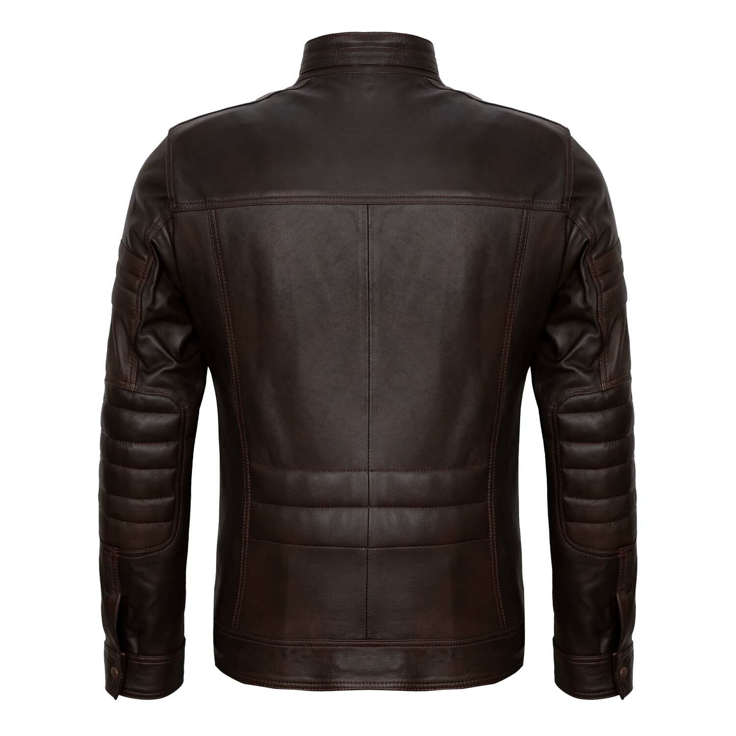 Mock Neck Jacket // Brown