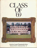 1969 ALCS Orioles V. Twins Official Baseball Program 128941