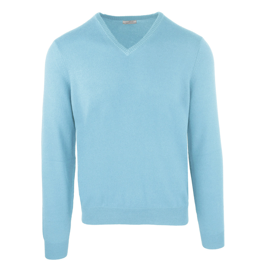 V-Neck Sweater // Sky Blue