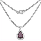 14.10 Carat Genuine Ruby .925 Sterling Silver Pendant
