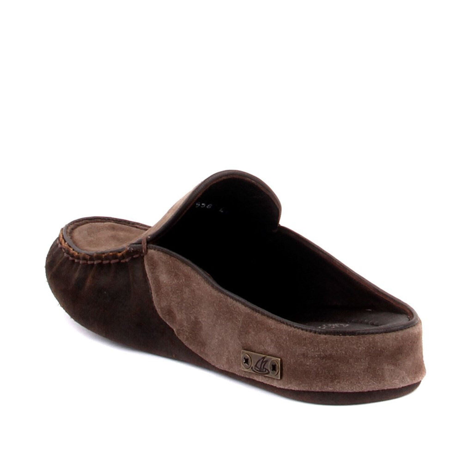 Men's Leather Suede Slip On Loafers // Brown