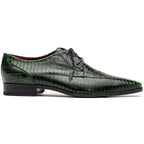 Moncalieri // Alligator + Cobra Skin Leather Oxfords // Green
