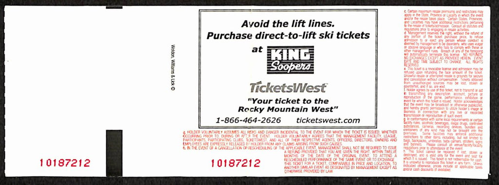 2007 NL Wild Card Tiebreaker Full Ticket Rockies 9 v Padres 8 10/1/2007 187525