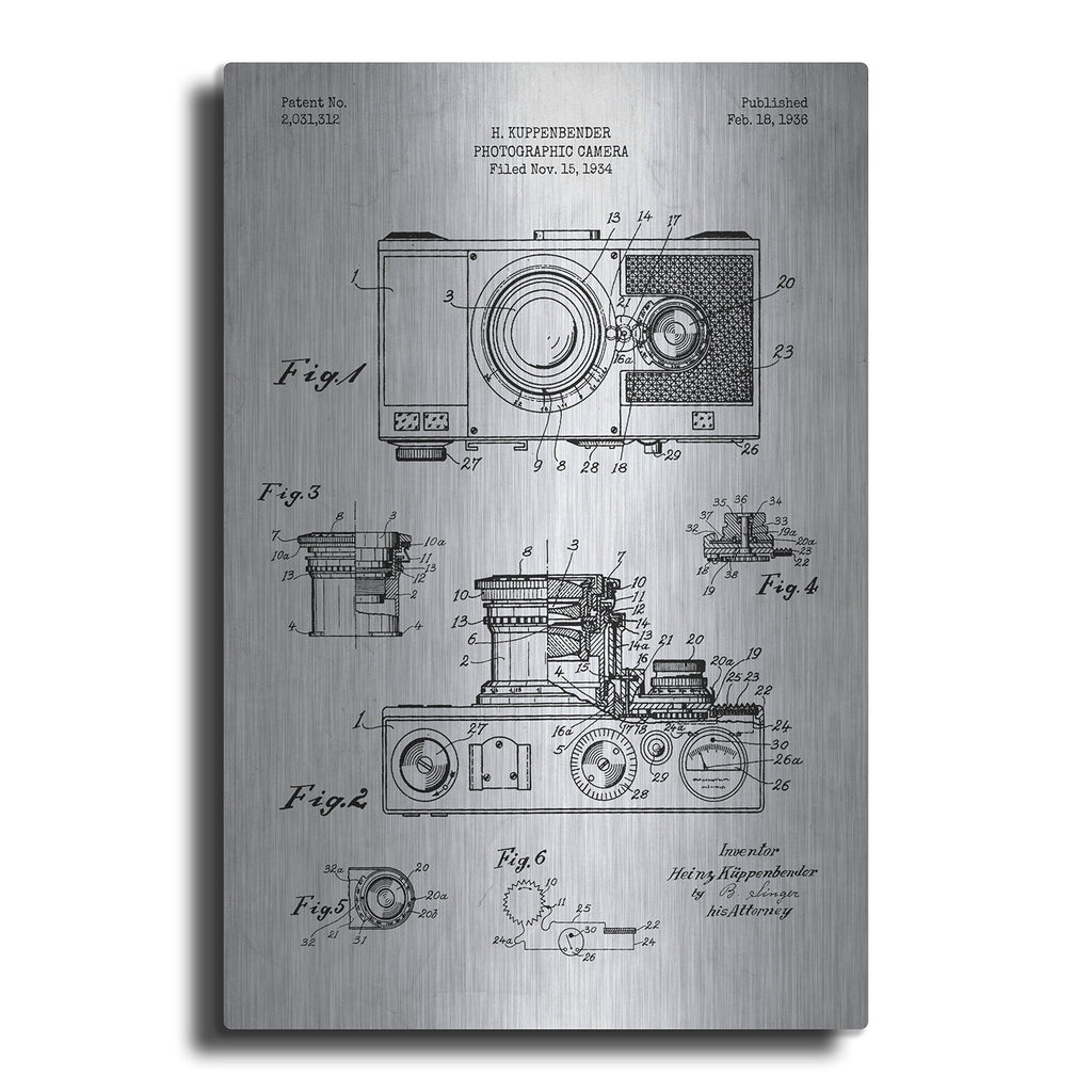 Camera, 1936 Blueprint