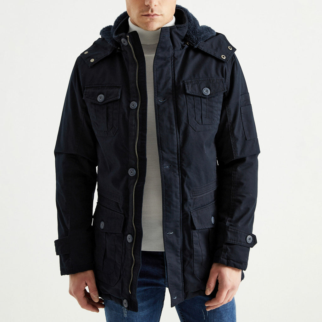 Alex Coat // Navy Blue