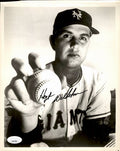Hoyt Wilhelm HOF Signed/Autographed 8x10 Photo New York Giants JSA 191092