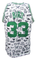 Larry Bird Autographed White Doodle Mitchell & Ness Jersey PSA/DNA 179391
