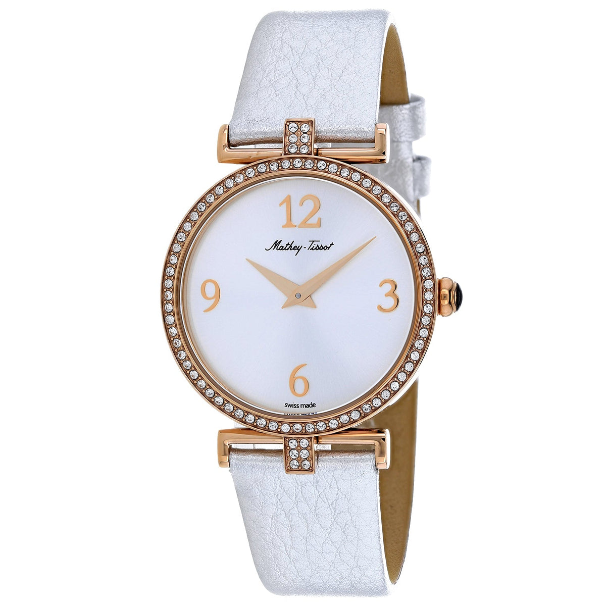 Mathey Tissot Women's Gaia Silver Dial Watch - D587QPI