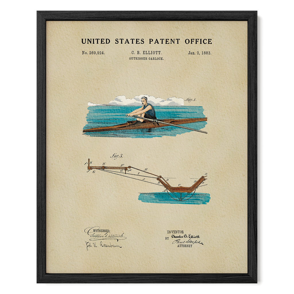 Outrigger Oarlock (1883)