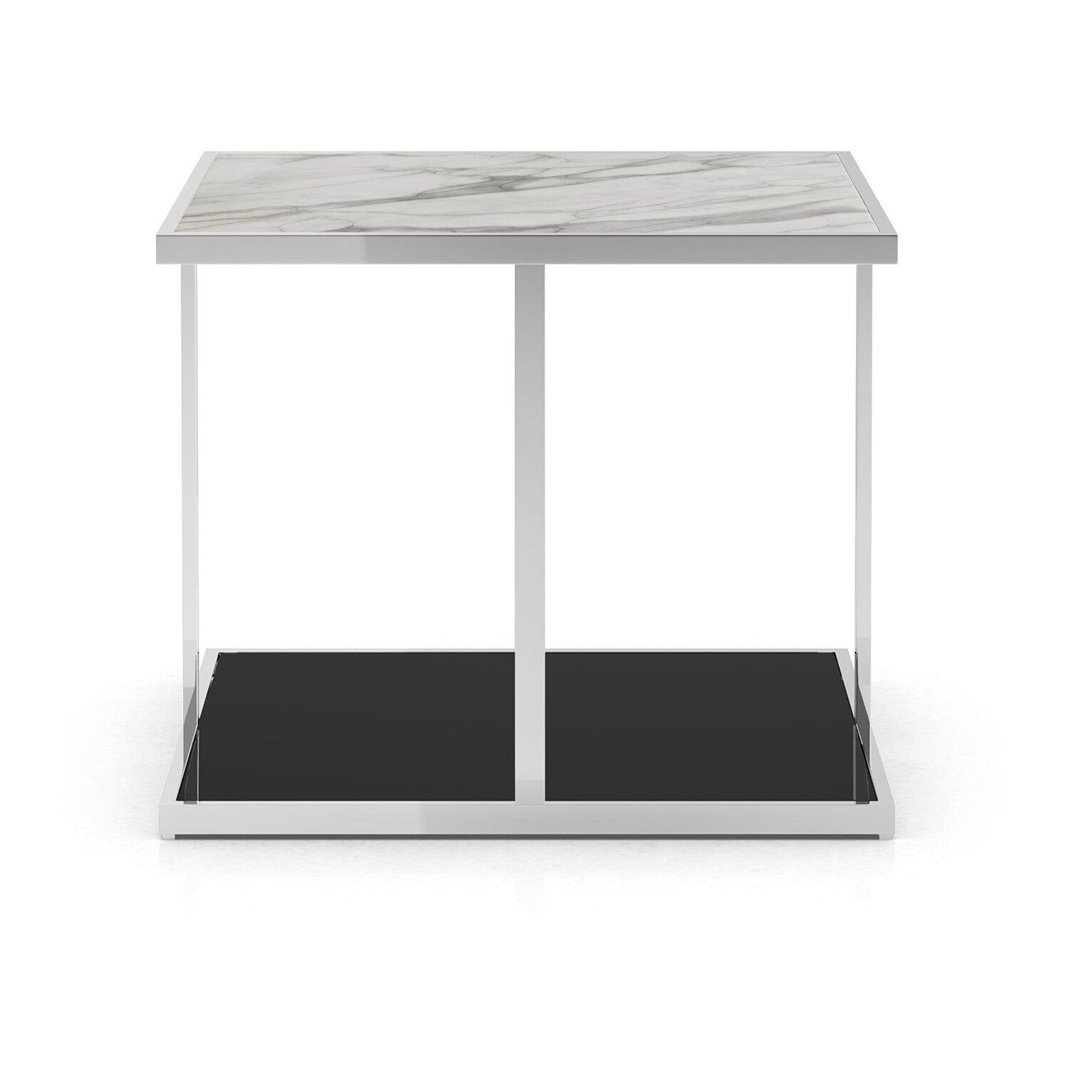 Ann Side Table // White Marble