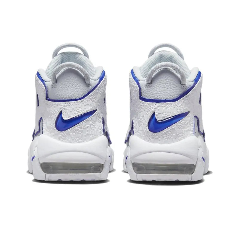 Nike Air More Uptempo Embossed White Royal Blue