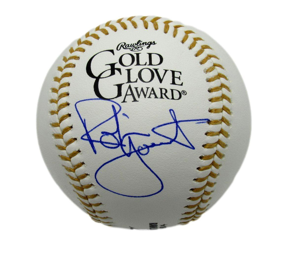 Robin Yount HOF Autographed Rawlings Gold Glove Award Baseball Brewers JSA