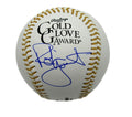 Robin Yount HOF Autographed Rawlings Gold Glove Award Baseball Brewers JSA