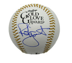 Robin Yount HOF Autographed Rawlings Gold Glove Award Baseball Brewers JSA