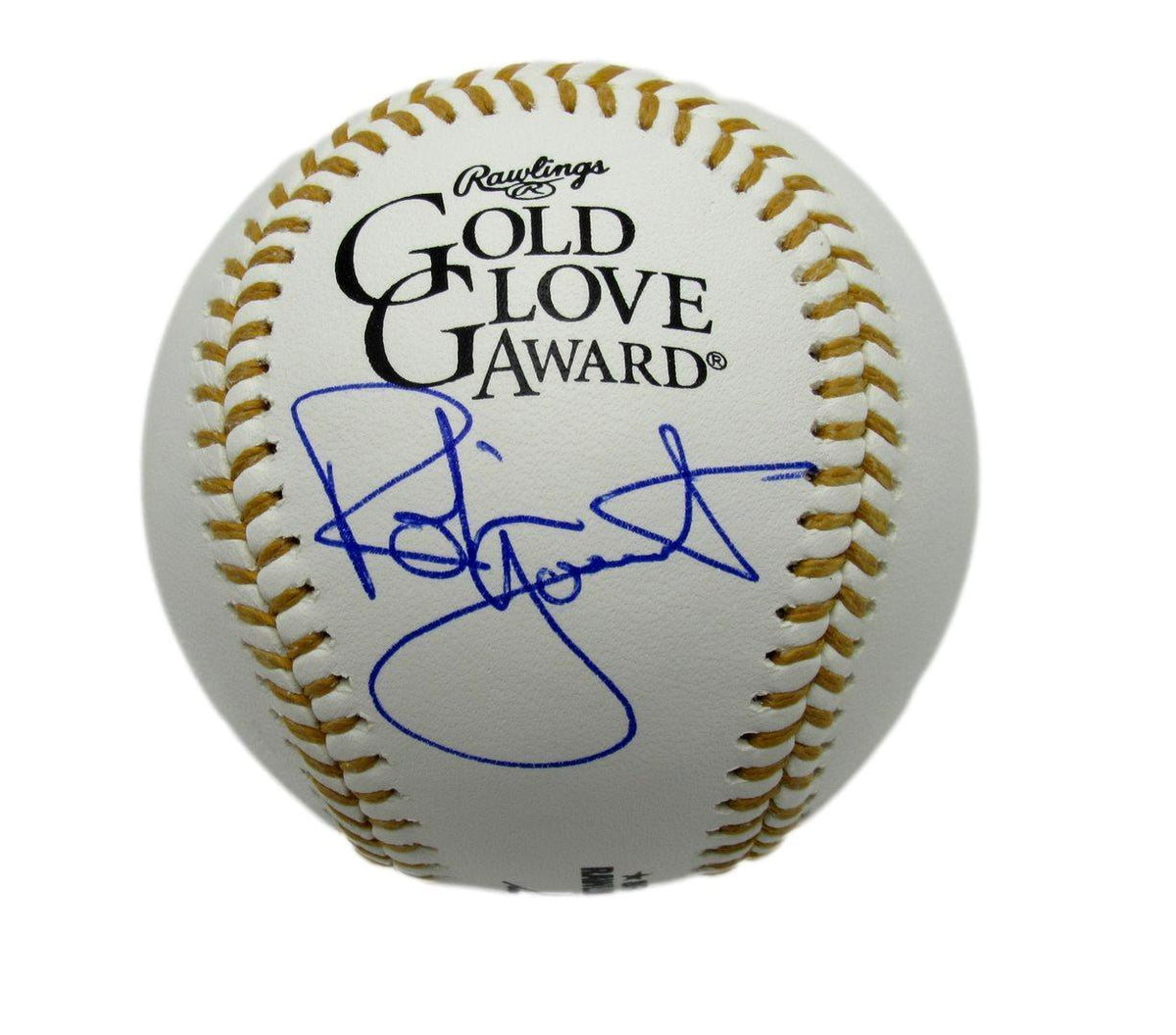 Robin Yount HOF Autographed Rawlings Gold Glove Award Baseball Brewers JSA