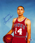 Lenny Wilkens HOF Signed/Inscribed 8x10 Photo Atlanta Hawks PSA/DNA 189055
