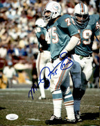 Manny Fernandez Miami Dolphins Signed/Autographed 8x10 Photo JSA 161434