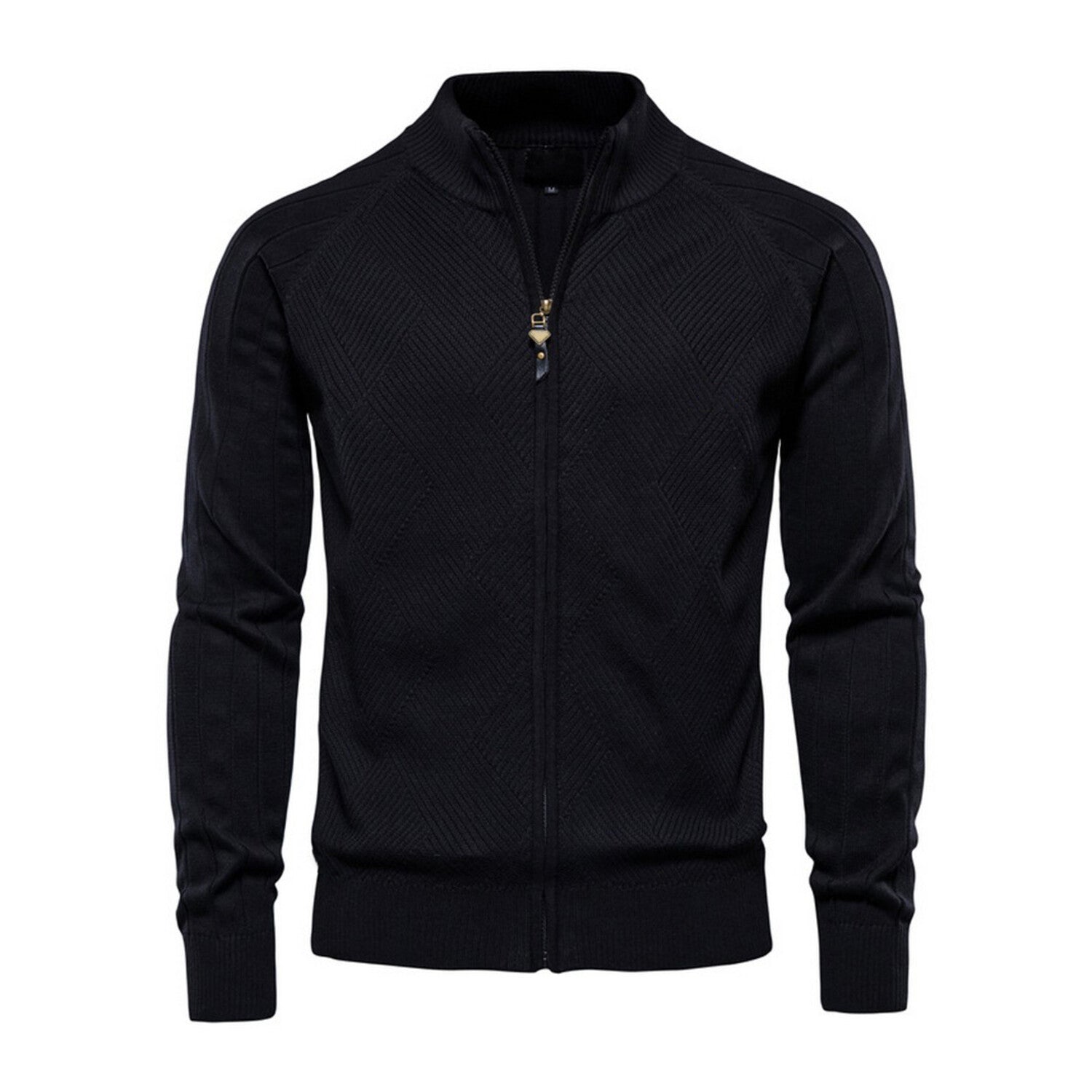 Zip-Up Cardigan // Black